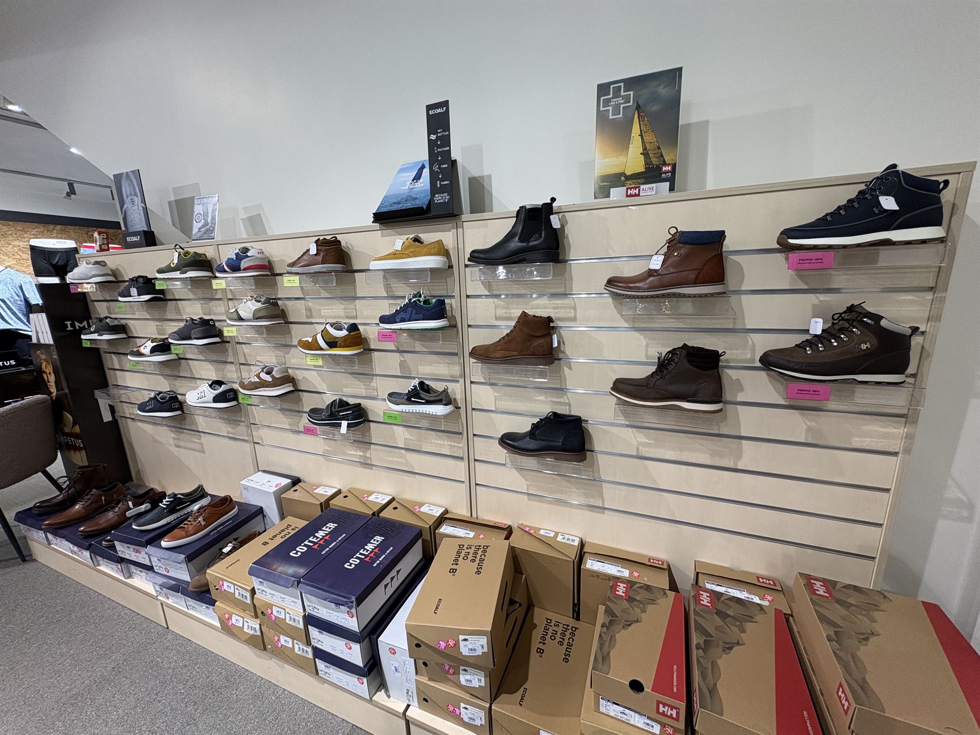 Le rayon chaussures Espace M
